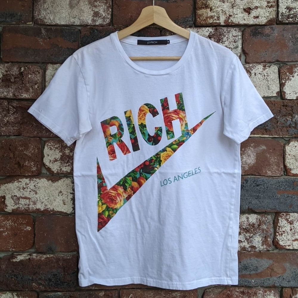 Joyrich Los Angeles floral swoosh t-shirt